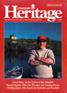 COVER SMALL Canadian Heritage Magazine INSIDE It Started in Bastion Square ARTICLE by Stuart Feb Mar 1984
